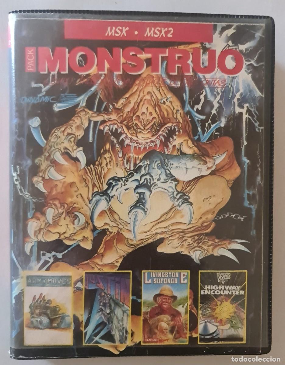 Videojuegos y consolas: Monstruo. 4 juegos MSX - Foto 1