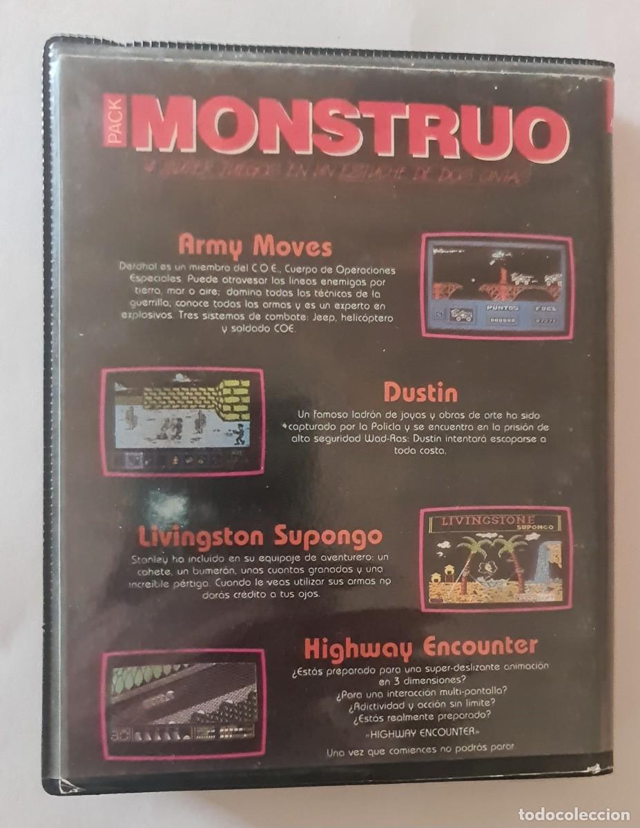 Videojuegos y consolas: Monstruo. 4 juegos MSX - Foto 2