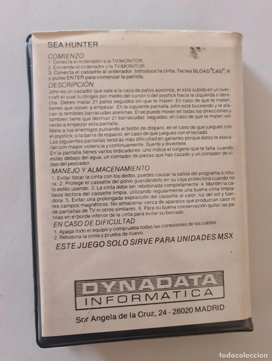 Videojuegos y consolas: Sea Hunter. MSX - Foto 2