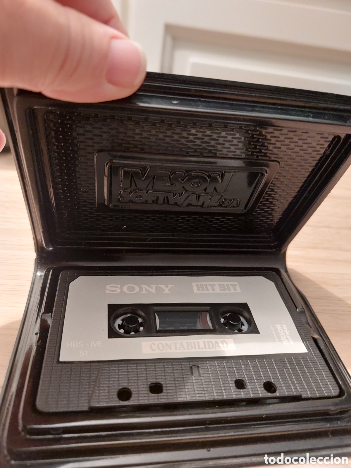 Videojuegos y consolas: Programa MSX Contabilidad, Sony Hit Bit, Iveson . Cassette y estuche - Foto 2