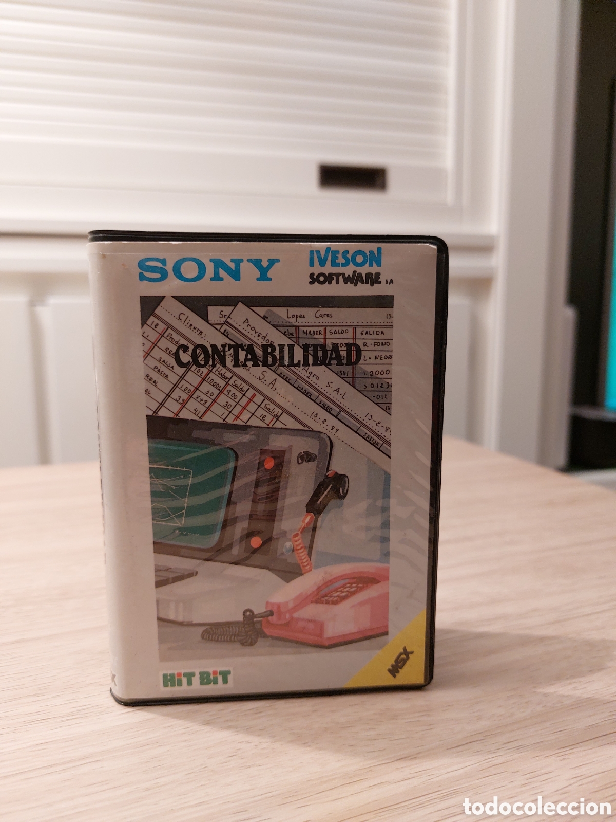Videojuegos y consolas: Programa MSX Contabilidad, Sony Hit Bit, Iveson . Cassette y estuche - Foto 1