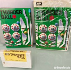 Videojuegos y Consolas: MSX - THUNDER BALL (COMPLETO) - ASCII - CARTUCHO ROM - TODO ES ORIGINAL DEL AÑO 1985 {PINBALL}