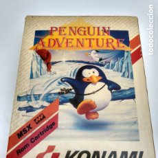 Videojuegos y Consolas: PENGUIN ADVENTURE KONAMI MSX RC743 ORIGINAL Y COMPLETO 1987
