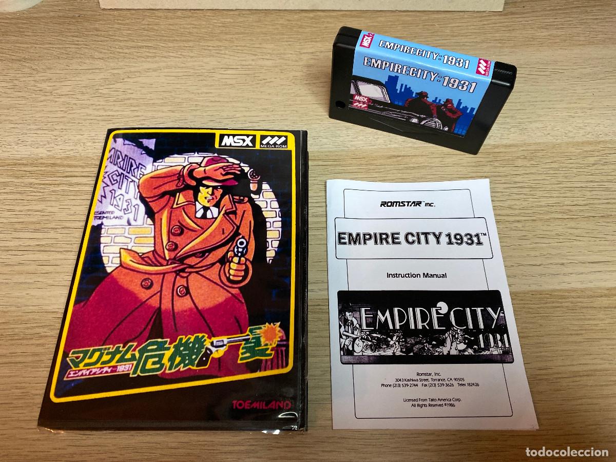 Videojuegos y consolas: Empire 1931 MSX (Custom MegaRom) - Foto 1
