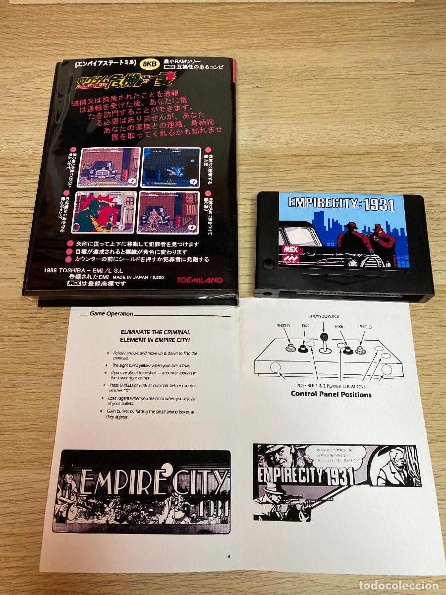 Videojuegos y consolas: Empire 1931 MSX (Custom MegaRom) - Foto 2