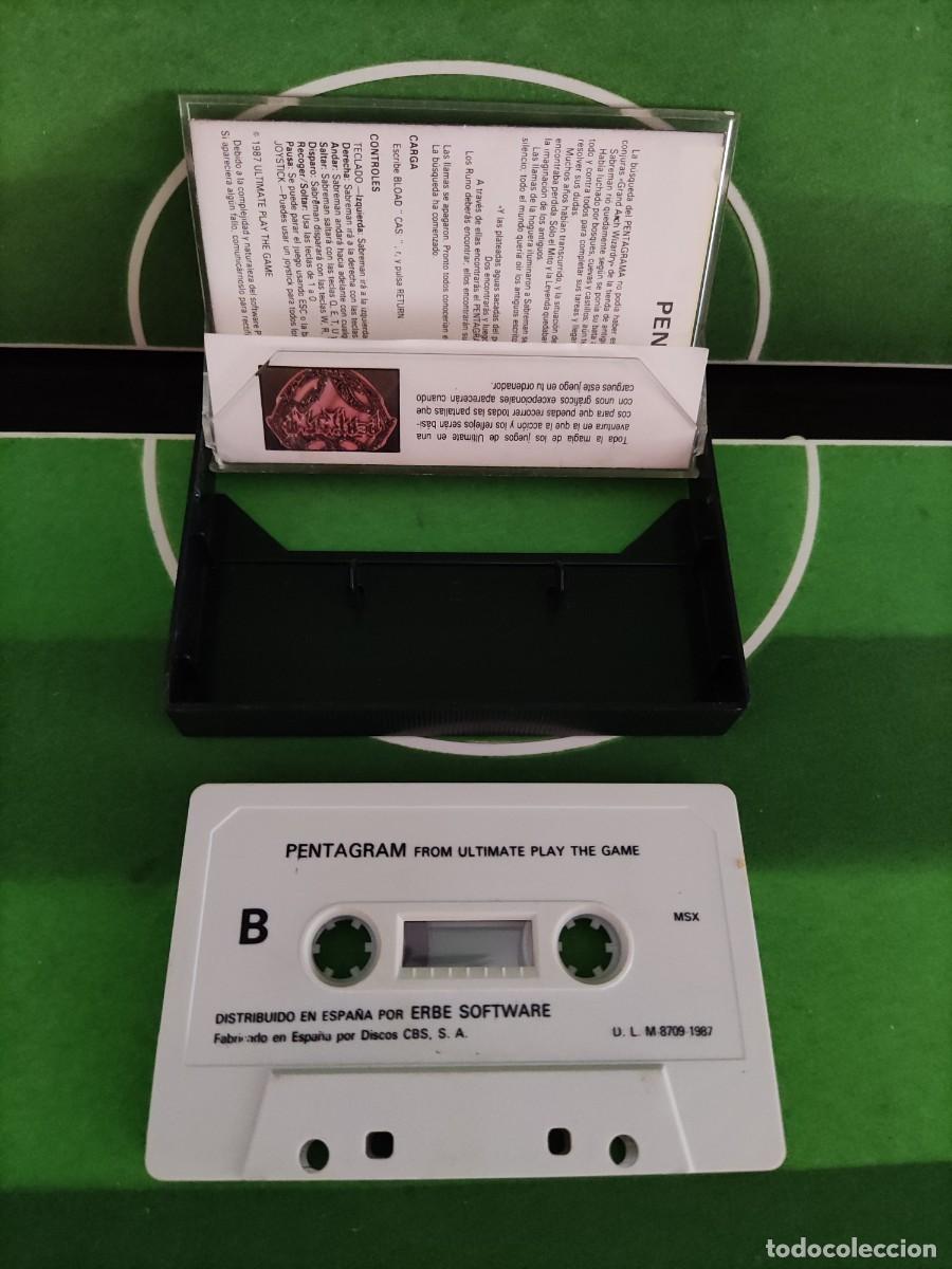 Videojuegos y consolas: (CLA) Juego MSX Pentagram - Foto 2
