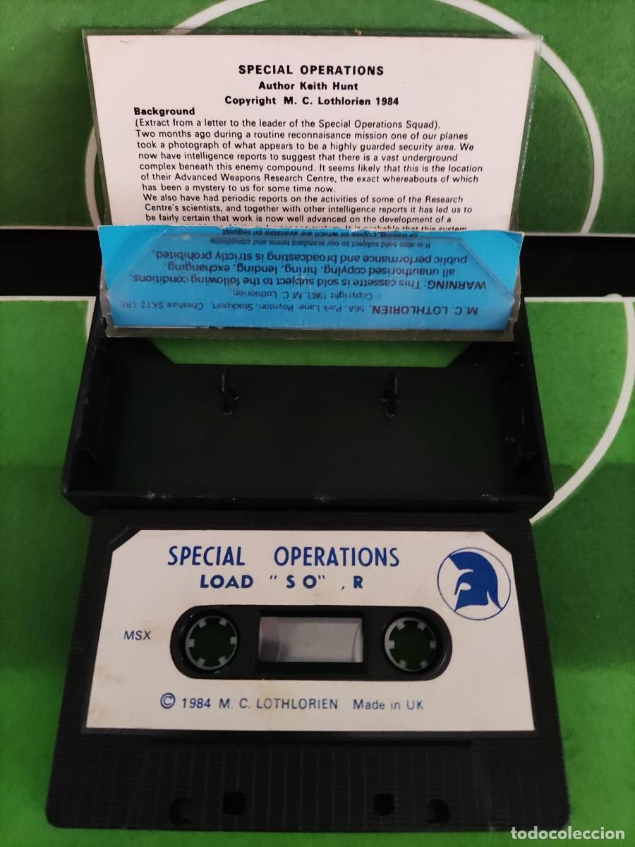 Videojuegos y consolas: (CLA) Juego MSX Lothlorien Special operations - Foto 2