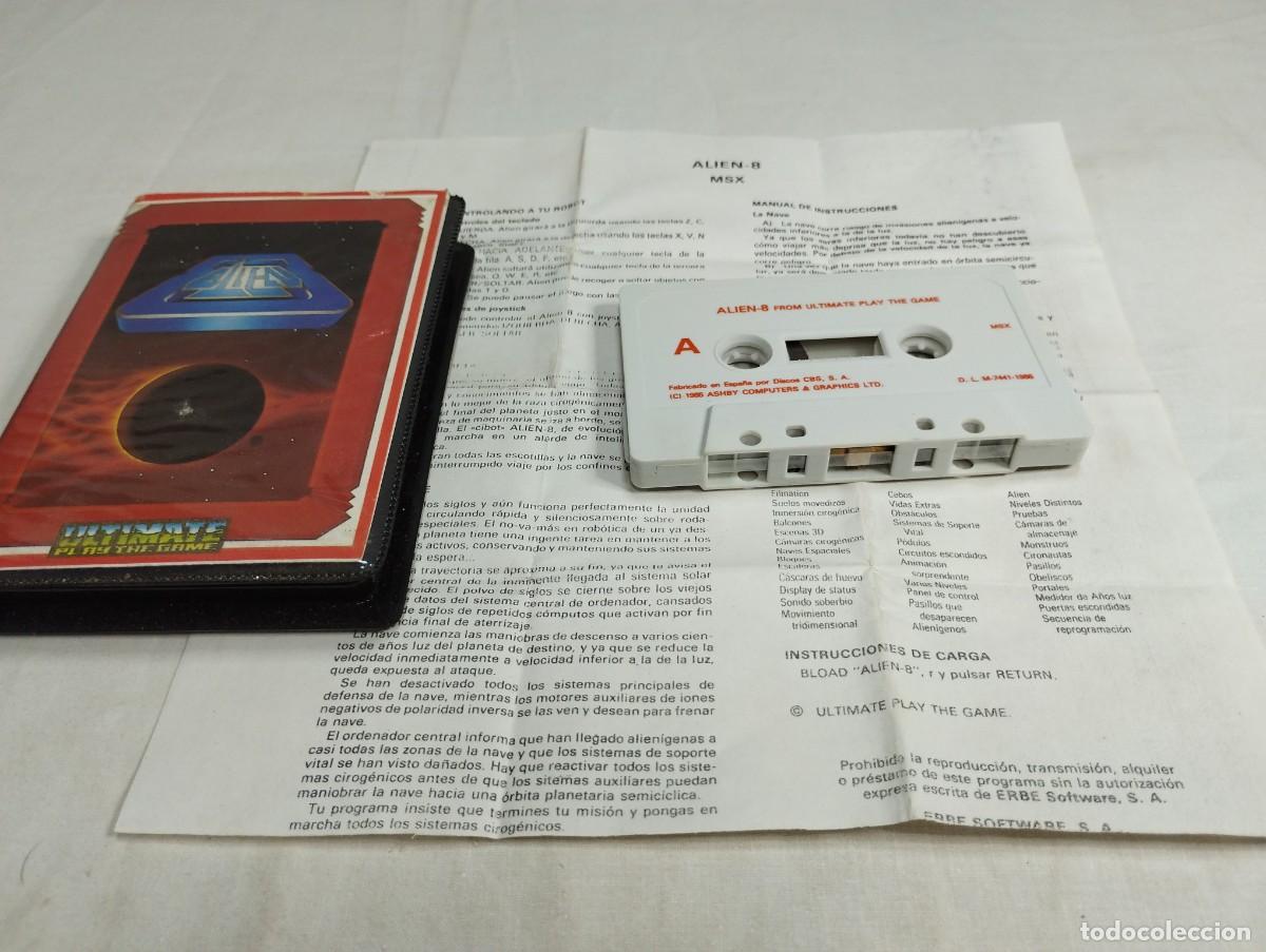Videojuegos y consolas: Alien 8 para MSX - Foto 2
