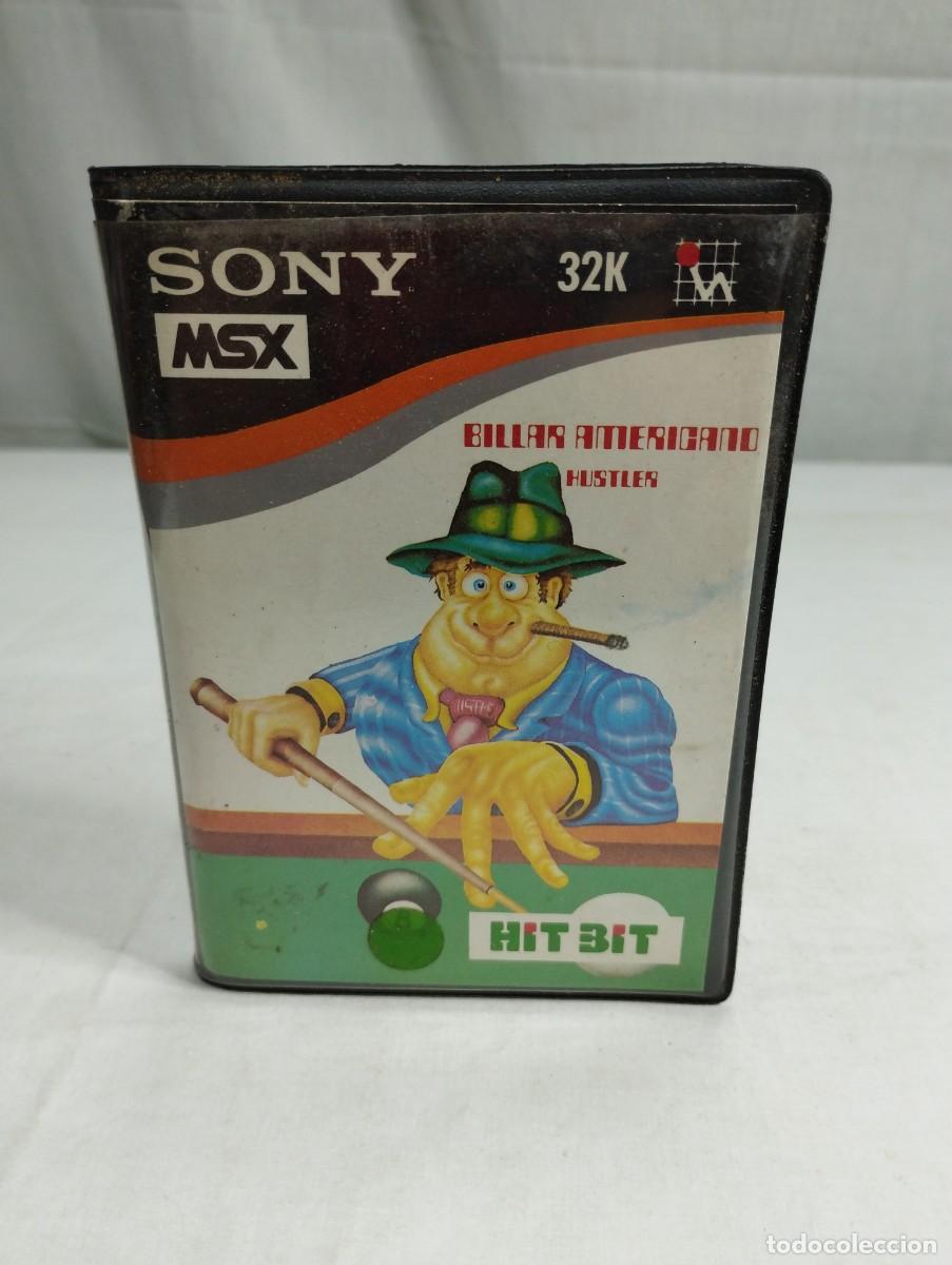 Videojuegos y consolas: Billar americano hustler para MSX - Foto 1