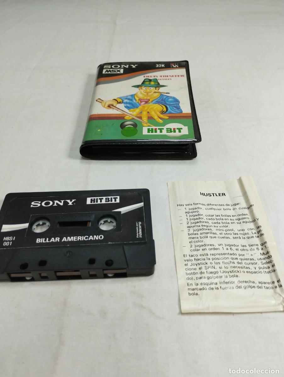 Videojuegos y consolas: Billar americano hustler para MSX - Foto 3