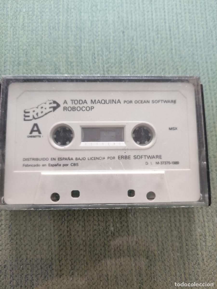 Videojuegos y consolas: JUEGO AMSTRAD MSX RAMBO III ROBOCOP ERBE - Foto 1