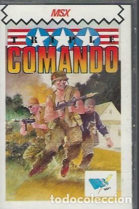 Videojuegos y consolas: JUEGO ORIGINAL MSX / COMANDO (SIN PROBAR) - Foto 1