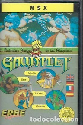 Videojuegos y consolas: JUEGO ORIGINAL MSX / GAUNTLET (SIN PROBAR) - Foto 1