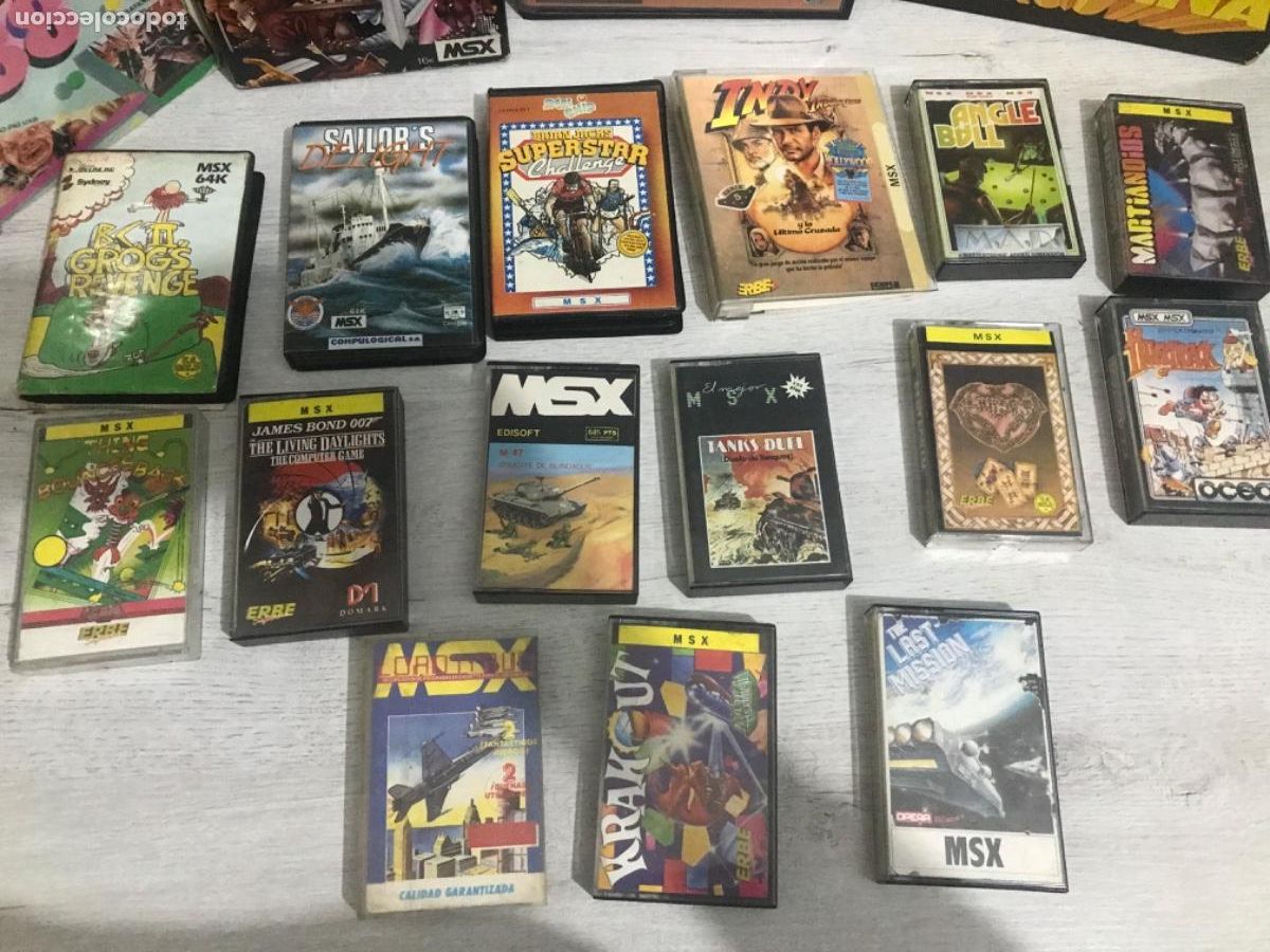 Videojuegos y consolas: Lote de 19 juegos MSX - Foto 2