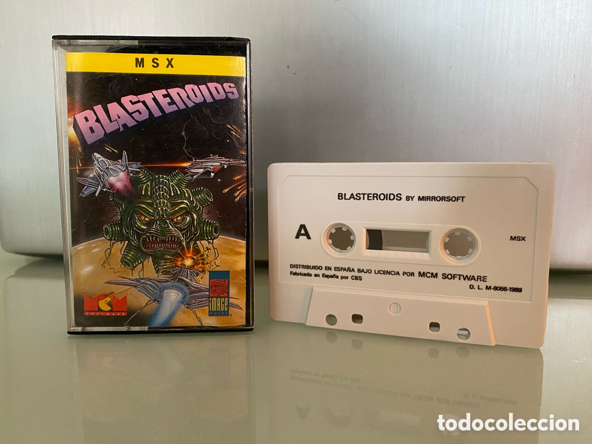 Videojuegos y consolas: MSX - BLASTEROIDS (Image works - MCM) MSX2 - Foto 1