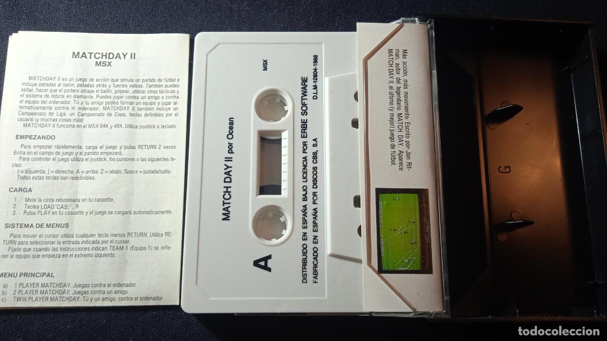 Videojuegos y consolas: Match Day II - Ocean - Msx. - Foto 3