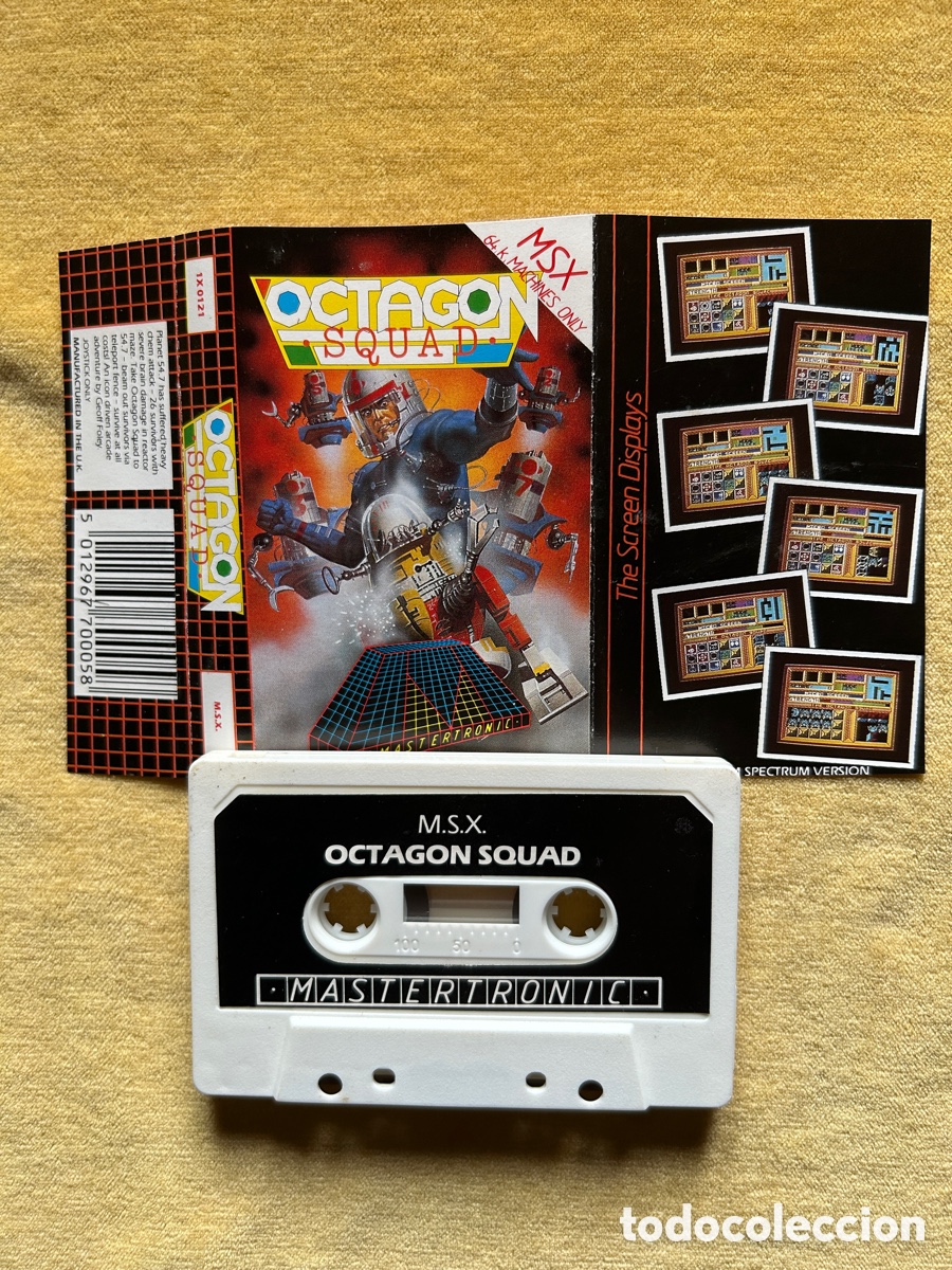 Videojuegos y consolas: Pack Msx Knight Tyme/Octagon Squad - Foto 3