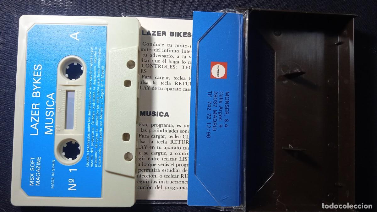 Videojuegos y consolas: Lazer Bykes - M&uacute;sica - MSX. - Foto 3