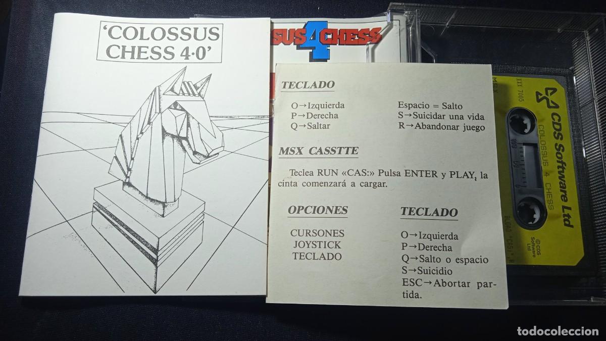 Videojuegos y consolas: Colossus chess 4 - MSX. - Foto 3