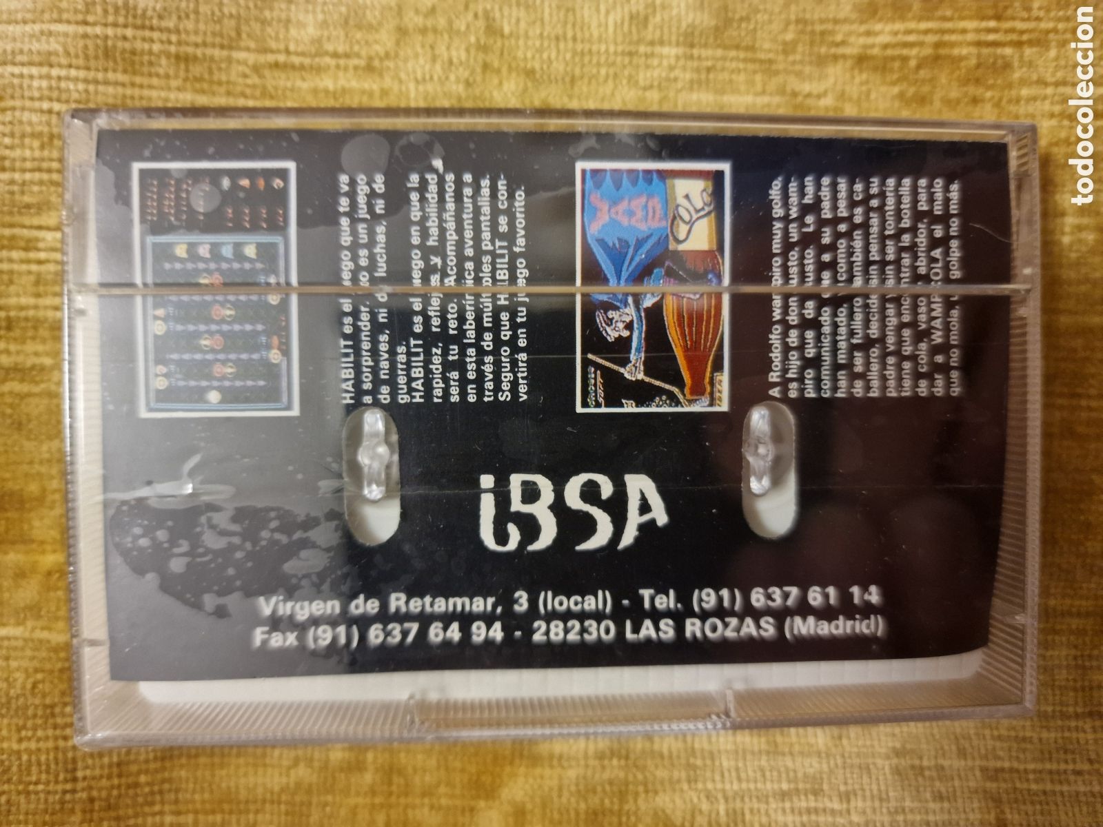 Videojuegos y consolas: Juegos MSX WAMP-COLA y HABILIT de iber software y MCM - Foto 2