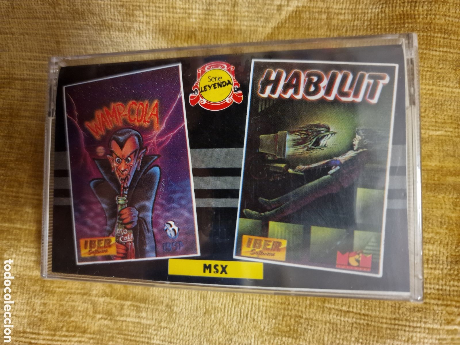 Videojuegos y consolas: Juegos MSX WAMP-COLA y HABILIT de iber software y MCM - Foto 1