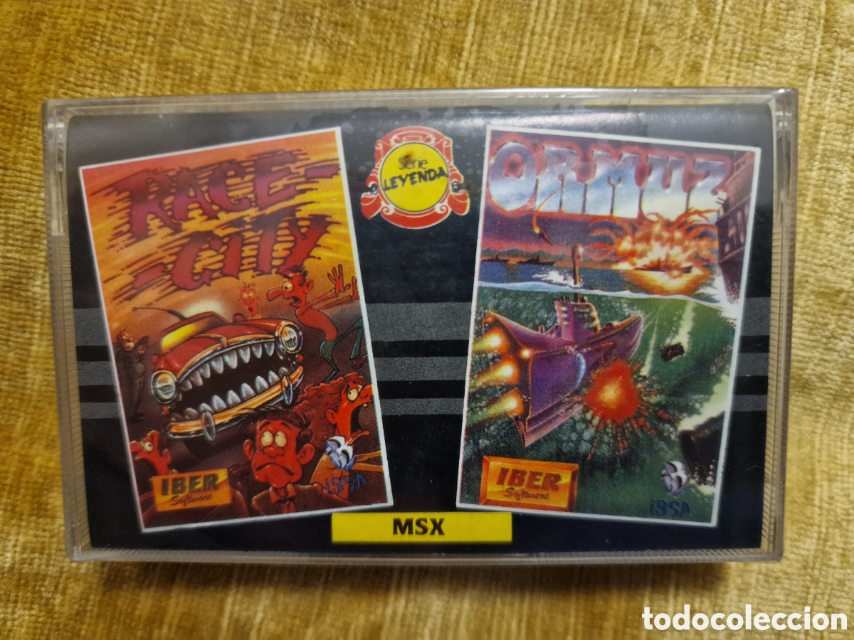 Videojuegos y consolas: Race City y Ormuz de Iber software para MSX precintado - Foto 1