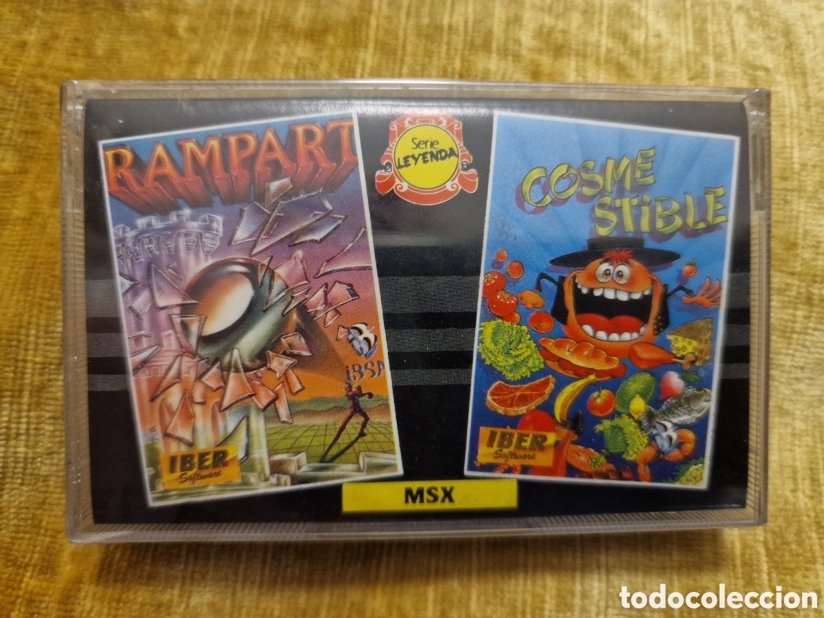 Videojuegos y consolas: Rampart y Cosme Stible de Iber software para MSX precintado - Foto 1