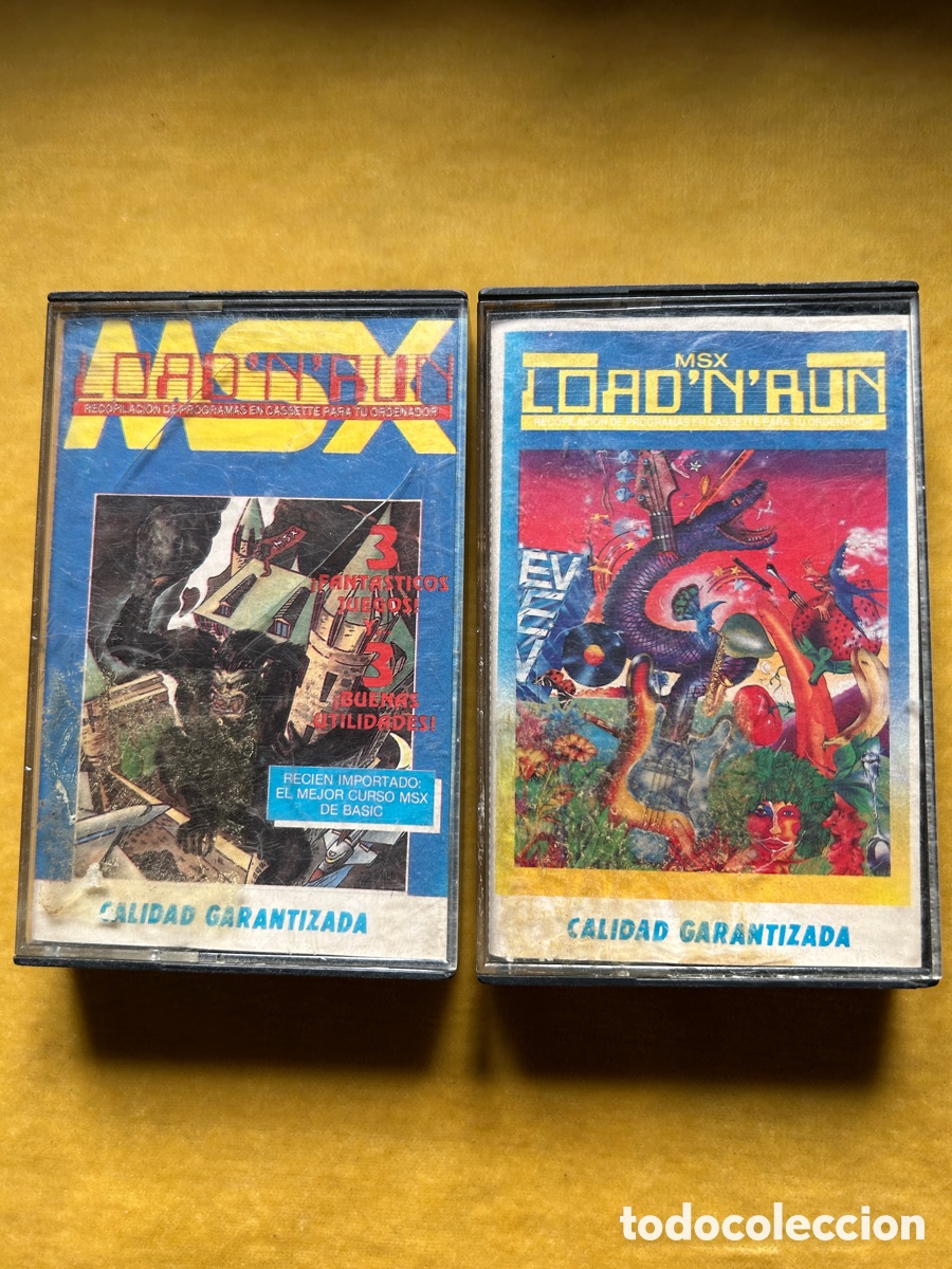 Videojuegos y consolas: Pack Msx Load&rsquo;N&rsquo;Run n4 y n6 - Foto 1