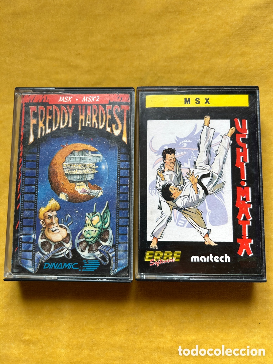 Videojuegos y consolas: Pack Msx Freddy Hardest/ Uchi-mata - Foto 1