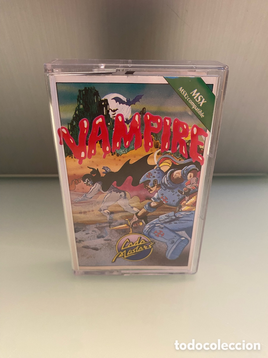 Videojuegos y consolas: MSX - Vampire (Phantomas 2) DINAMIC Edicion internacional distribuida por Code Masters UK - Foto 1