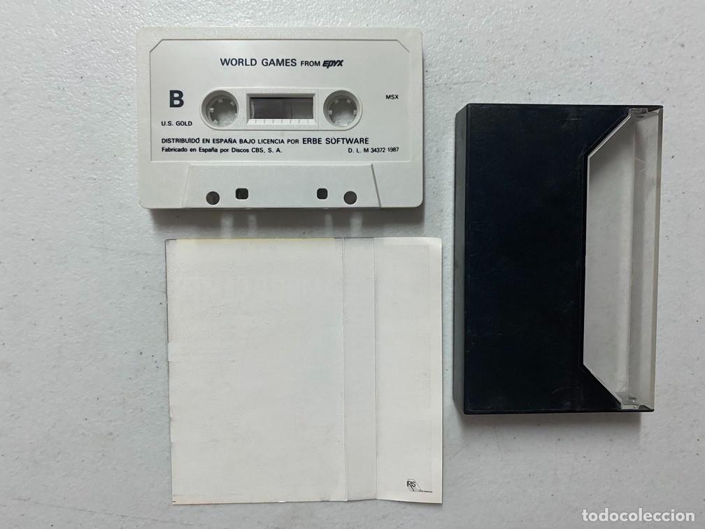 Videojuegos y consolas: WORLD GAMES de ERBE - VIDEOJUEGO MSX - Foto 3