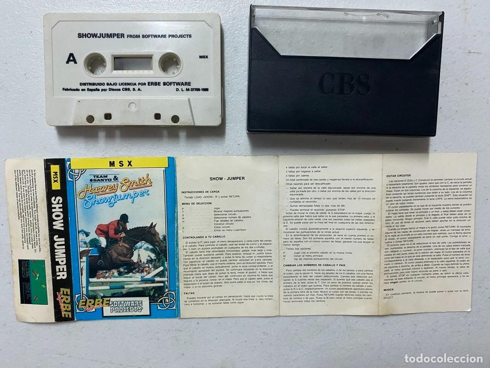 Videojuegos y consolas: SHOW JUMPER de ERBE - VIDEOJUEGO MSX - Foto 2