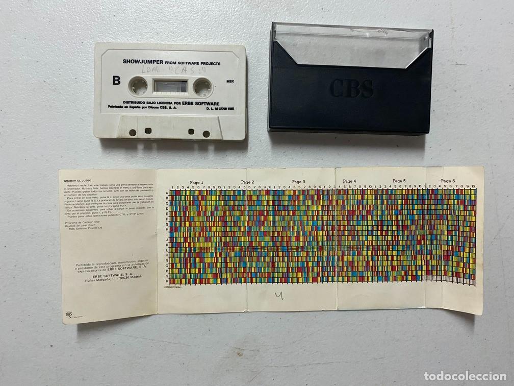 Videojuegos y consolas: SHOW JUMPER de ERBE - VIDEOJUEGO MSX - Foto 3