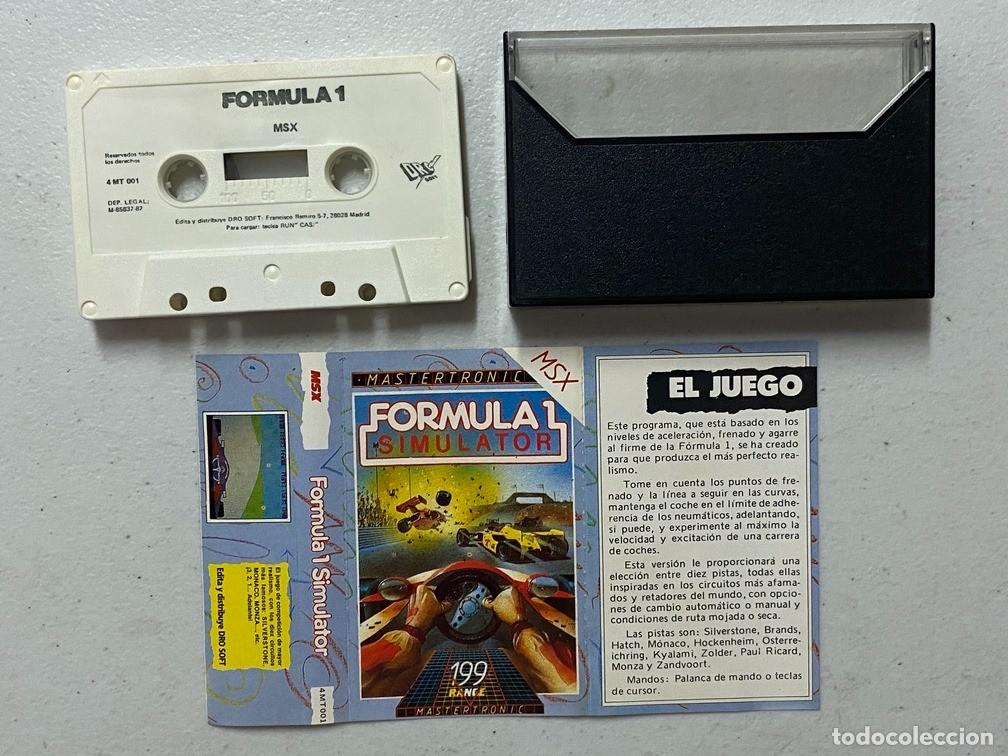 Videojuegos y consolas: FORMULA 1 SIMULATOR - VIDEOJUEGO MSX - Foto 2