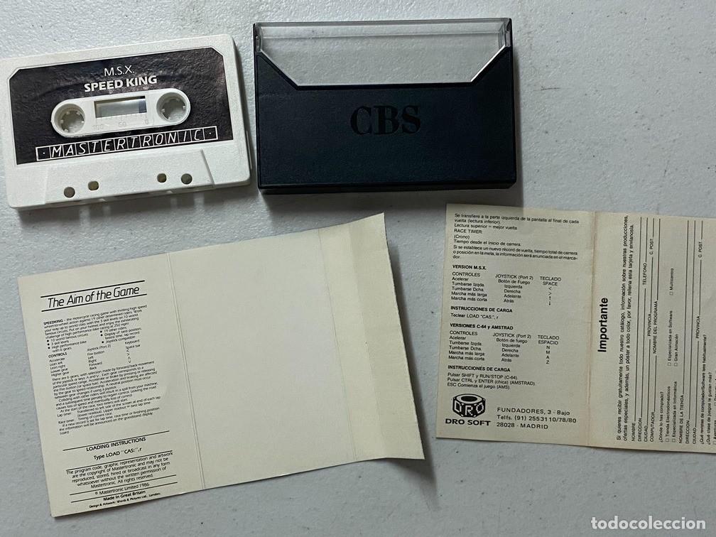 Videojuegos y consolas: SPEED KING - VIDEOJUEGO MSX - Foto 3