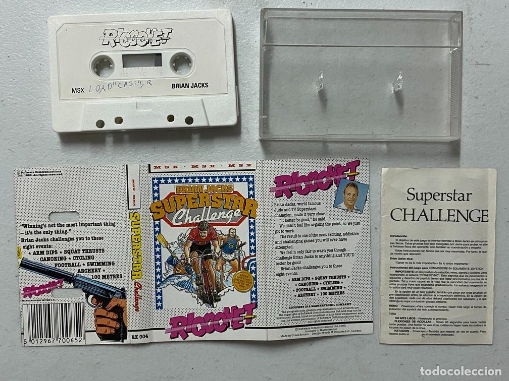 Videojuegos y consolas: BRIAN JACKS SUPERSTAR - VIDEOJUEGO MSX - Foto 3
