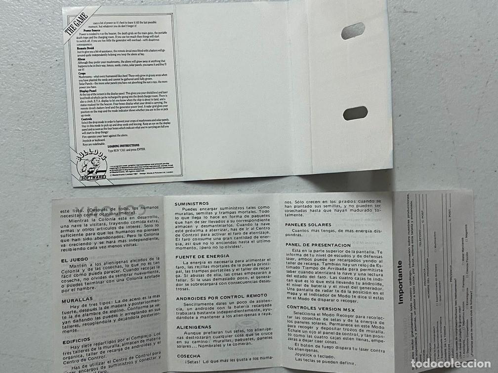 Videojuegos y consolas: COLONY - VIDEOJUEGO MSX - Foto 6