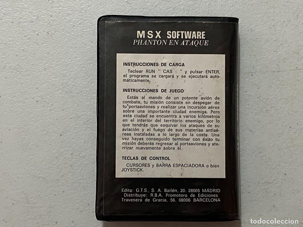 Videojuegos y consolas: PHANTOM EN ATAQUE - VIDEOJUEGO MSX - Foto 2