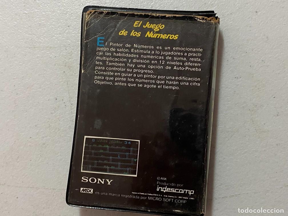 Videojuegos y consolas: EL JUEGO DE LOS N&Uacute;MEROS - VIDEOJUEGO MSX - Foto 2