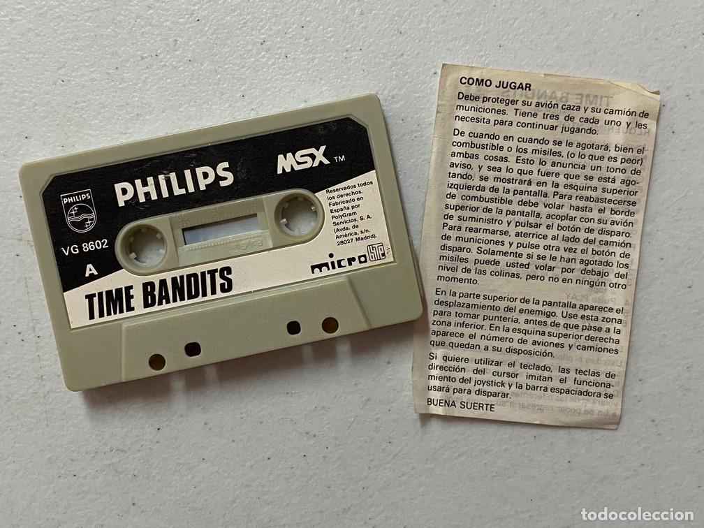 Videojuegos y consolas: TIME BANDITS - VIDEOJUEGO MSX - Foto 4