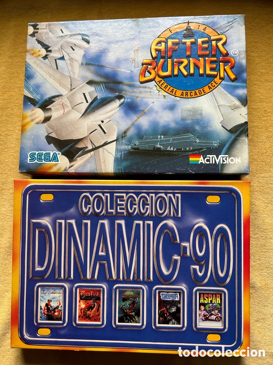 Videojuegos y consolas: Pack Msx Afterburner/ Dinamic 90 - Foto 1