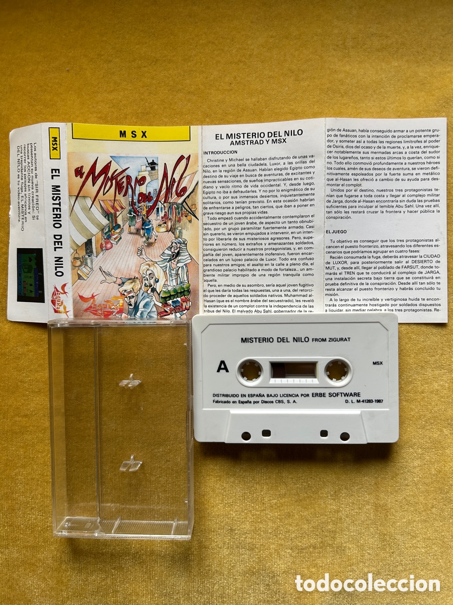Videojuegos y consolas: Pack Msx El misterio del Nilo/ Tuareg - Foto 4