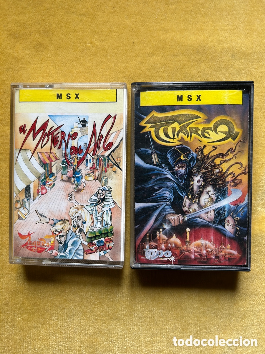 Videojuegos y consolas: Pack Msx El misterio del Nilo/ Tuareg - Foto 1