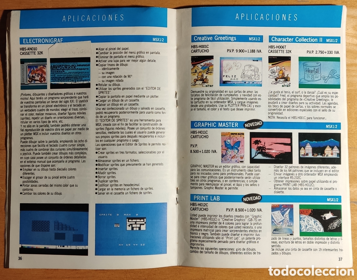 Videojuegos y consolas: Cat&aacute;logo programas MSX - Foto 3