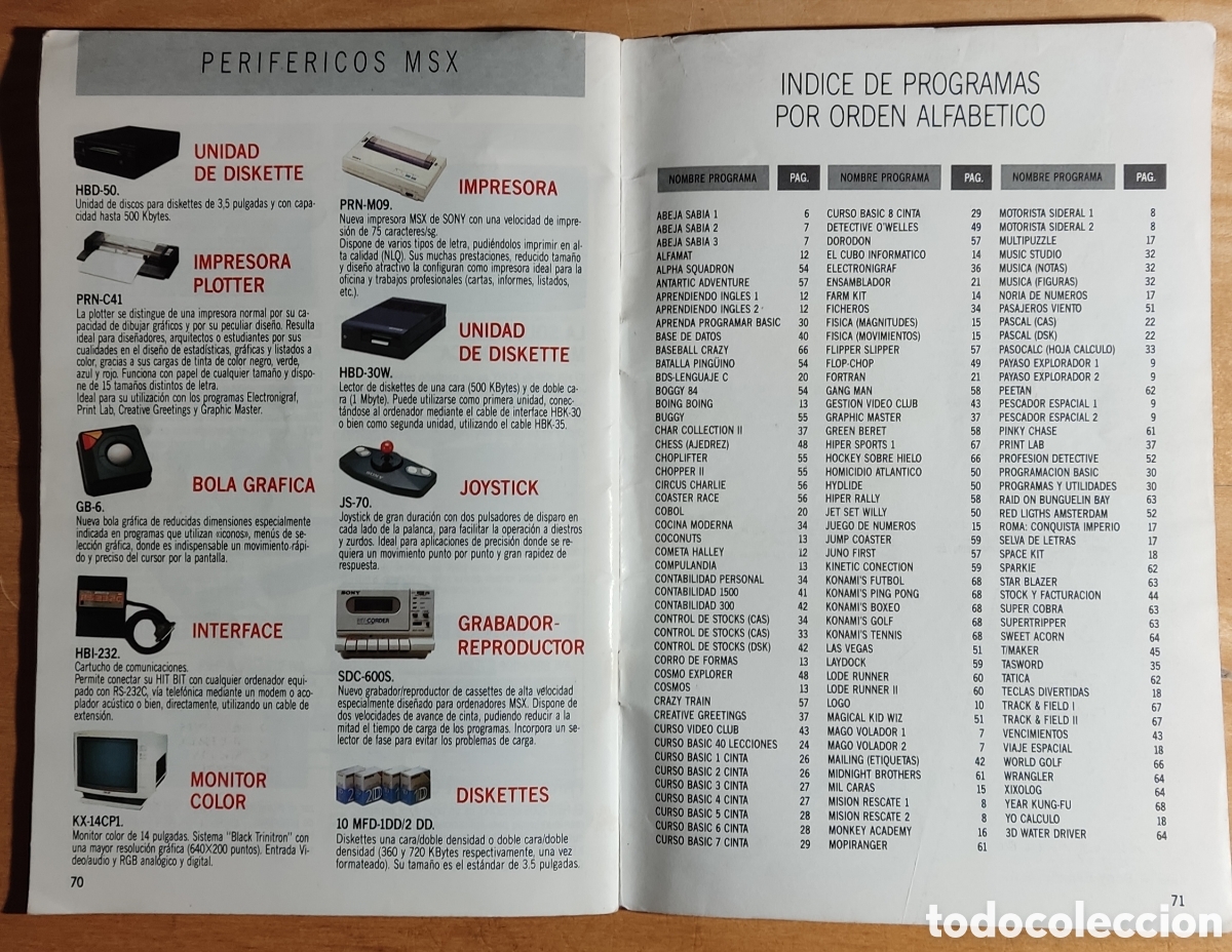 Videojuegos y consolas: Cat&aacute;logo programas MSX - Foto 6