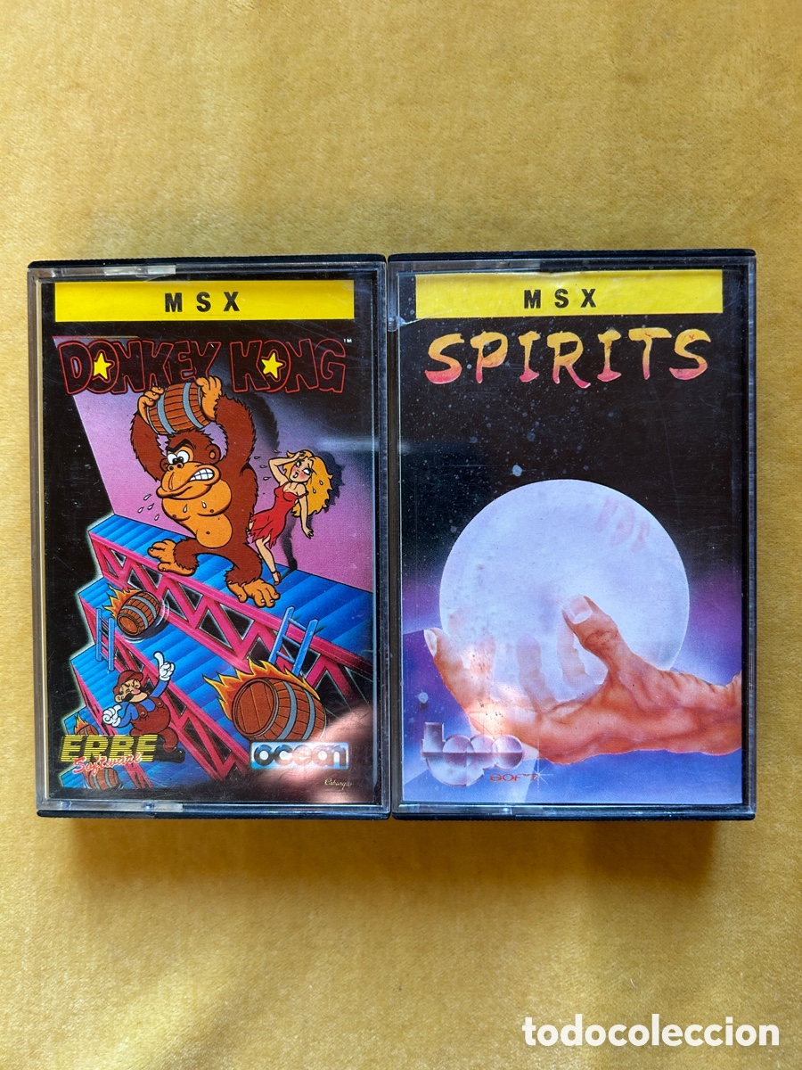 Videojuegos y consolas: Pack Msx Donkey Kong/ Spirits - Foto 1