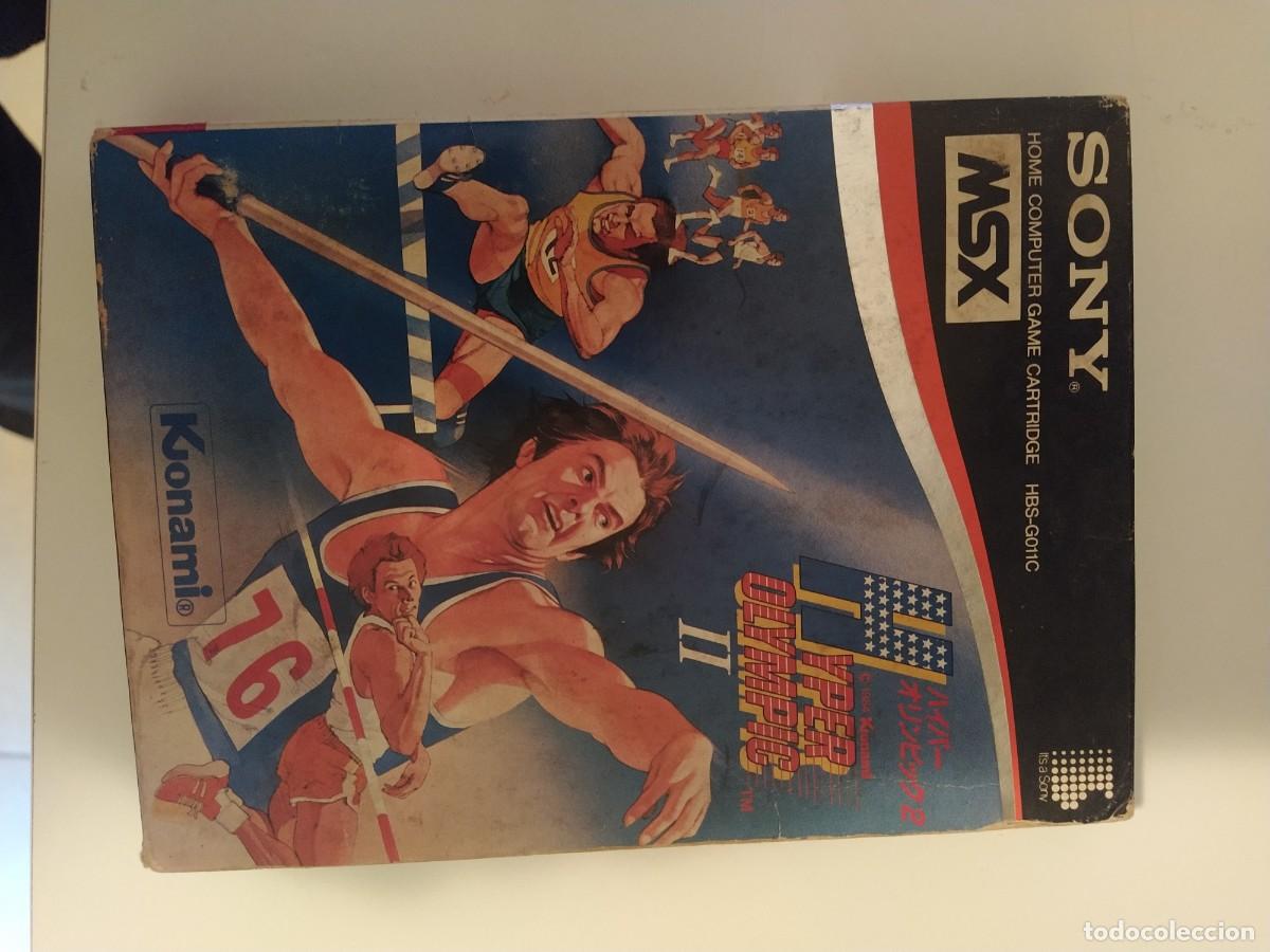 Videojuegos y consolas: HYPER OLYMPIC 2 SONY MSX COMPLETO JAPONES - Foto 1