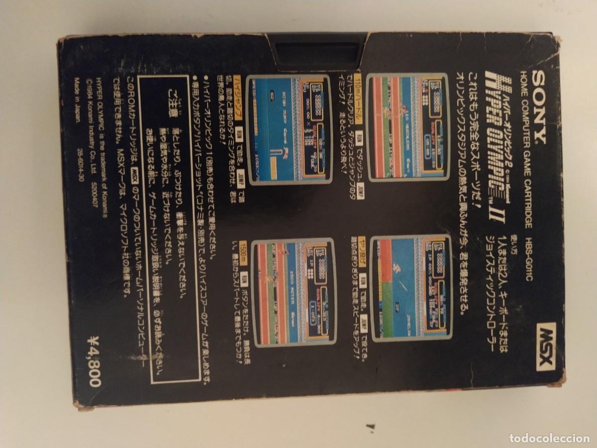 Videojuegos y consolas: HYPER OLYMPIC 2 SONY MSX COMPLETO JAPONES - Foto 2