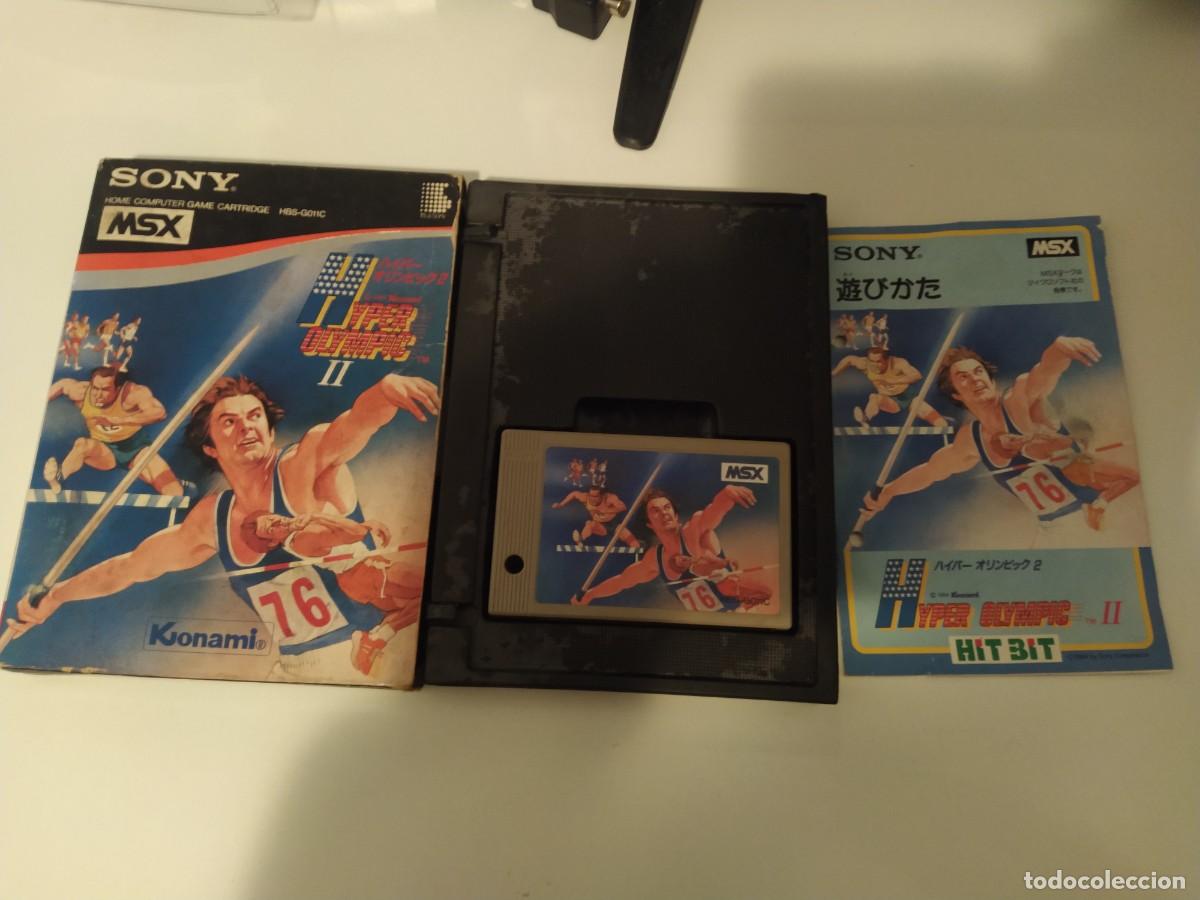 Videojuegos y consolas: HYPER OLYMPIC 2 SONY MSX COMPLETO JAPONES - Foto 7