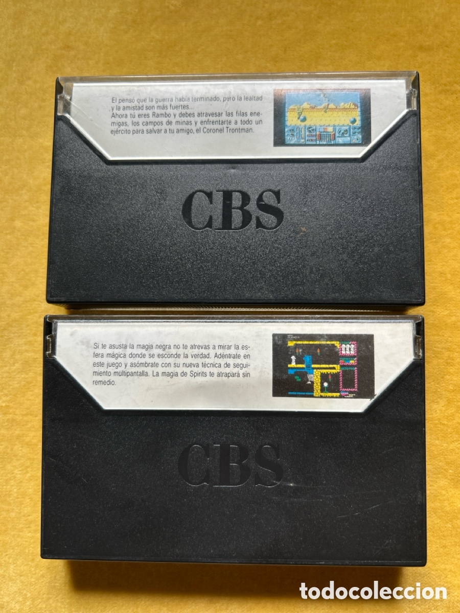 Videojuegos y consolas: Pack Msx Rambo 3/ Spirits - Foto 2
